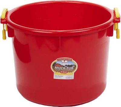 Miller Muck Tub 40qt Red