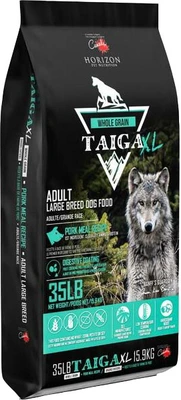 Taiga Whole Grain XL Large Breed Pork Dog Food 35lb