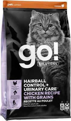 Go! Hairball Control+Urinary Care Chicken With Grains Cat Food 6lb