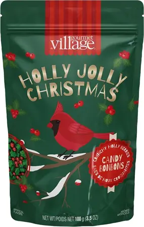 Gourmet Du Village Holly Jolly Christmas Candy 100g