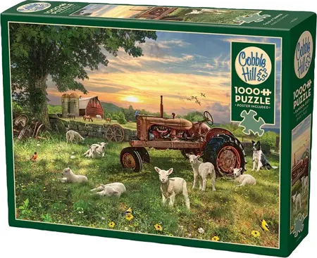 Cobble Hill Field At Sunrise Puzzle 1000pc