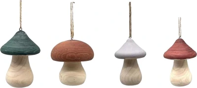 Koppers Home Mushroom Ornaments Assorted