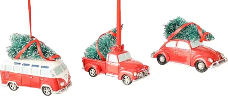 Ganz Retro Car,Truck, & Van Ornaments