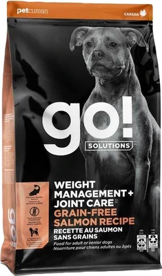 Go! Weight Managment+Joint Care Grain Free Salmon Dog Food 12lb