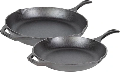 Lodge Chef's Collection Skillet Set 10" & 12"