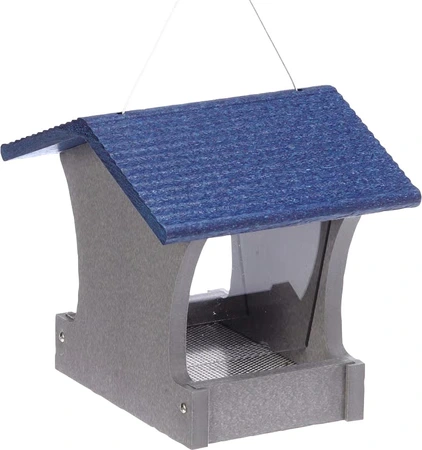 Birds Choice Small Hopper Bird Feeder - Blue