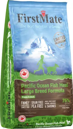 FirstMate Limited Ingredient Pacific Ocean Fish Large Breed Dog Food 25lb