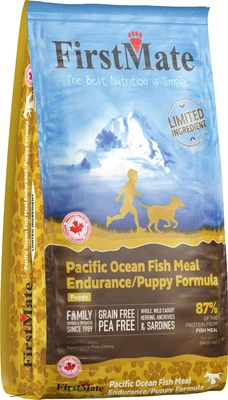 FirstMate Limited ingredient Pacific Ocean Fish Meal Puppy Dog Food 25lb