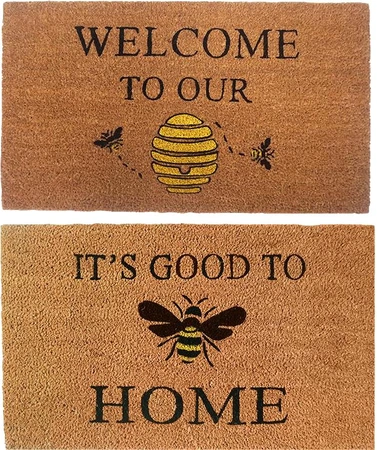 Koppers Home Welcome Hive Door Mat